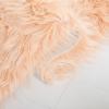 SAFAVIEH Faux Sheep Skin Collection 3′ x 5′ Ivory FSS235A Silken Glam 2.35-inch Thick Area Rug(Light Pink)