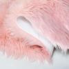 SAFAVIEH Faux Sheep Skin Collection 3′ x 5′ Ivory FSS235A Silken Glam 2.35-inch Thick Area Rug(Pink)