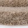 SAFAVIEH Florida Shag Collection Area Rug – 5’3″ x 7’6″, Creme & Creme, Border Design, Non-Shedding & Easy Care, 1.2-inch Thick Ideal for High Traffic Areas in Living Room, Bedroom (SG454-1111)(Beige)