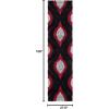 SAFAVIEH Florida Shag Collection Area Rug – 8’6″ x 12′, Cream & Smoke, Modern Ogee Design, Non-Shedding & Easy Care, 1.2-inch Thick Ideal for High Traffic Areas in Living Room, Bedroom (SG461-1179)(Red / Black)
