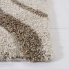 SAFAVIEH Florida Shag Collection Area Rug – 8’6″ x 12′, Cream & Smoke, Modern Ogee Design, Non-Shedding & Easy Care, 1.2-inch Thick Ideal for High Traffic Areas in Living Room, Bedroom (SG461-1179)(Ivory/Beige)