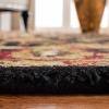 SAFAVIEH Heritage Collection Area Rug – 5′ x 8′, Black & Red, Handmade Traditional Oriental Wool, Ideal for High Traffic Areas in Living Room, Bedroom (HG953A)(Red / Black)