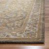 SAFAVIEH Heritage Collection Area Rug – 5′ x 8′, Green & Taupe, Handmade Traditional Oriental Wool, Ideal for High Traffic Areas in Living Room, Bedroom (HG954A)(Green/Taupe)