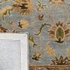 SAFAVIEH Heritage Collection Area Rug – 5′ x 8′, Light Blue & Beige, Handmade Traditional Oriental Wool, Ideal for High Traffic Areas in Living Room, Bedroom (HG913A)(Light Blue/Beige)