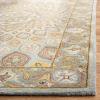 SAFAVIEH Heritage Collection Area Rug – 5′ x 8′, Light Brown & Grey, Handmade Traditional Oriental Wool, Ideal for High Traffic Areas in Living Room, Bedroom (HG914A)(Blue/Grey)