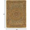 SAFAVIEH Heritage Collection Area Rug – 5′ x 8′, Light Brown & Grey, Handmade Traditional Oriental Wool, Ideal for High Traffic Areas in Living Room, Bedroom (HG914A)(Light Brown/Grey)