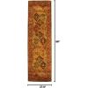 SAFAVIEH Heritage Collection Area Rug – 5′ x 8′, Multi, Handmade Traditional Oriental Wool, Ideal for High Traffic Areas in Living Room, Bedroom (HG111A)(Multi Color)