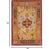 SAFAVIEH Heritage Collection Area Rug – 8’3″ x 11′, Multi, Handmade Traditional Oriental Wool, Ideal for High Traffic Areas in Living Room, Bedroom (HG512A)(Multi Color)