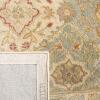 SAFAVIEH Heritage Collection Area Rug – 8’3″ x 11′, Multi, Handmade Traditional Oriental Wool, Ideal for High Traffic Areas in Living Room, Bedroom (HG512A)(Multi/Ivory)