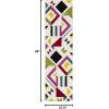 SAFAVIEH Hollywood Collection Area Rug – 6’7″ Square, Ivory & Rose, Mid-Century Modern Design, Non-Shedding & Easy Care, Ideal for High Traffic Areas in Living Room, Bedroom (HLW700A)(Ivory/Rose)