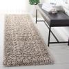 SAFAVIEH Hudson Shag Collection Area Rug – 5’1″ x 7’6″, Ivory & Grey, Moroccan Design, Non-Shedding & Easy Care, 2-inch Thick Ideal for High Traffic Areas in Living Room, Bedroom (SGH376A)(Ivory/Grey)