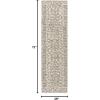 SAFAVIEH Hudson Shag Collection Area Rug – 5’1″ x 7’6″, Ivory & Grey, Moroccan Design, Non-Shedding & Easy Care, 2-inch Thick Ideal for High Traffic Areas in Living Room, Bedroom (SGH376A)(Ivory/Grey)