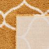 SAFAVIEH Hudson Shag Collection Area Rug – 5’3″ x 7’6″, Grey & Ivory, Moroccan Trellis Design, Non-Shedding & Easy Care, 2-inch Thick Ideal for High Traffic Areas in Living Room, Bedroom (SGH280B)(Gold/Ivory)