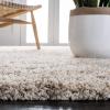 SAFAVIEH Hudson Shag Collection Area Rug – 6′ x 9′, Grey & Ivory, Moroccan Design, Non-Shedding & Easy Care, 2-inch Thick Ideal for High Traffic Areas in Living Room, Bedroom (SGH284B)(Multi Ivory/Beige)