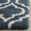 SAFAVIEH Hudson Shag Collection Area Rug – 6′ x 9′, Grey & Ivory, Moroccan Design, Non-Shedding & Easy Care, 2-inch Thick Ideal for High Traffic Areas in Living Room, Bedroom (SGH284B)(Slate Blue/Ivory)