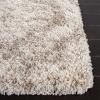 SAFAVIEH Hudson Shag Collection Area Rug – 6′ x 9′, Grey & Ivory, Moroccan Design, Non-Shedding & Easy Care, 2-inch Thick Ideal for High Traffic Areas in Living Room, Bedroom (SGH284B)(Multi Ivory/Beige)
