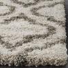SAFAVIEH Hudson Shag Collection Area Rug – 6′ x 9′, Grey & Ivory, Moroccan Design, Non-Shedding & Easy Care, 2-inch Thick Ideal for High Traffic Areas in Living Room, Bedroom (SGH284B)(Ivory/Grey)