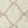 SAFAVIEH Hudson Shag Collection Area Rug – 8′ x 10′, Slate Blue & Ivory, Moroccan Trellis Design, Non-Shedding & Easy Care, 2-inch Thick Ideal for High Traffic Areas in Living Room, Bedroom (SGH283L)(Ivory/Beige)