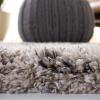 SAFAVIEH Iceland Shag Collection Accent Rug – 4′ x 6′, Cream & Grey, Modern Design, Non-Shedding & Easy Care, 2.5-inch Thick Ideal for High Traffic Areas in Entryway, Living Room, Bedroom (ISG514A)(Cream/Grey)