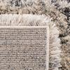SAFAVIEH Iceland Shag Collection Accent Rug – 4′ x 6′, Cream & Grey, Modern Design, Non-Shedding & Easy Care, 2.5-inch Thick Ideal for High Traffic Areas in Entryway, Living Room, Bedroom (ISG514A)(Cream/Grey)