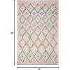 SAFAVIEH Kilim Collection Area Rug – 5′ x 8′, Charcoal & Gold, Charcoal and Gold Wool Design, Ideal for High Traffic Areas in Living Room, Bedroom (KLM753F)(Beige/Gold)