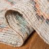 SAFAVIEH Kilim Collection Area Rug – 5′ x 8′, Charcoal & Gold, Charcoal and Gold Wool Design, Ideal for High Traffic Areas in Living Room, Bedroom (KLM753F)(Beige/Gold)