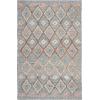 SAFAVIEH Kilim Collection Area Rug – 5′ x 8′, Charcoal & Gold, Charcoal and Gold Wool Design, Ideal for High Traffic Areas in Living Room, Bedroom (KLM753F)(Charcoal/Gold)