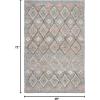SAFAVIEH Kilim Collection Area Rug – 5′ x 8′, Charcoal & Gold, Charcoal and Gold Wool Design, Ideal for High Traffic Areas in Living Room, Bedroom (KLM753F)(Charcoal/Gold)