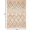 SAFAVIEH Kilim Collection Area Rug – 5′ x 8′, Charcoal & Gold, Charcoal and Gold Wool Design, Ideal for High Traffic Areas in Living Room, Bedroom (KLM753F)(Natural/Blue)