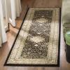 SAFAVIEH Lyndhurst Collection Area Rug – 5’3″ x 7’6″, Black & Ivory, Traditional Oriental Design, Non-Shedding & Easy Care, Ideal for High Traffic Areas in Living Room, Bedroom (LNH213A)(Black/Ivory)