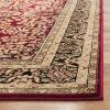 SAFAVIEH Lyndhurst Collection Area Rug – 5’3″ x 7’6″, Red & Black, Traditional Oriental Design, Non-Shedding & Easy Care, Ideal for High Traffic Areas in Living Room, Bedroom (LNH214A)(Red / Black)