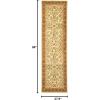SAFAVIEH Lyndhurst Collection Area Rug – 5’3″ x 7’6″, Red & Black, Traditional Oriental Design, Non-Shedding & Easy Care, Ideal for High Traffic Areas in Living Room, Bedroom (LNH214A)(Ivory/Rust)
