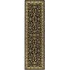 SAFAVIEH Lyndhurst Collection Area Rug – 5’3″ x 7’6″, Sage & Ivory, Traditional Oriental Design, Non-Shedding & Easy Care, Ideal for High Traffic Areas in Living Room, Bedroom (LNH219B)(Black/Ivory)