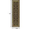 SAFAVIEH Lyndhurst Collection Area Rug – 5’3″ x 7’6″, Sage & Ivory, Traditional Oriental Design, Non-Shedding & Easy Care, Ideal for High Traffic Areas in Living Room, Bedroom (LNH219B)(Black/Ivory)