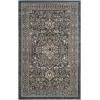 SAFAVIEH Lyndhurst Collection Area Rug – 8′ x 10′, Cream & Beige, Traditional Oriental Design, Non-Shedding & Easy Care, Ideal for High Traffic Areas in Living Room, Bedroom (LNH338B)(Teal/Grey)
