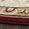 SAFAVIEH Lyndhurst Collection Area Rug – 8′ x 11′, Red & Ivory, Traditional European Medallion Design, Non-Shedding & Easy Care, Ideal for High Traffic Areas in Living Room, Bedroom (LNH328C)(Red/Ivory)