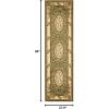 SAFAVIEH Lyndhurst Collection Area Rug – 8′ x 11′, Red & Ivory, Traditional European Medallion Design, Non-Shedding & Easy Care, Ideal for High Traffic Areas in Living Room, Bedroom (LNH328C)(Sage/Ivory)