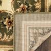 SAFAVIEH Lyndhurst Collection Area Rug – 8′ x 11′, Red & Ivory, Traditional European Medallion Design, Non-Shedding & Easy Care, Ideal for High Traffic Areas in Living Room, Bedroom (LNH328C)(Sage/Ivory)