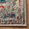 SAFAVIEH Madison Collection Area Rug – 5’3″ x 7’6″, Cream & Blue, Boho Distressed Medallion Design, Non-Shedding & Easy Care, Ideal for High Traffic Areas in Living Room, Bedroom (MAD474B)(Grey/Gold)