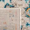 SAFAVIEH Madison Collection Area Rug – 5’3″ x 7’6″, Cream & Blue, Boho Distressed Medallion Design, Non-Shedding & Easy Care, Ideal for High Traffic Areas in Living Room, Bedroom (MAD474B)(Cream/Blue)