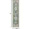 SAFAVIEH Madison Collection Area Rug – 5’3″ x 7’6″, Cream & Blue, Boho Distressed Medallion Design, Non-Shedding & Easy Care, Ideal for High Traffic Areas in Living Room, Bedroom (MAD474B)(Green/Turquoise)