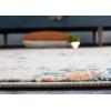 SAFAVIEH Madison Collection Area Rug – 5’3″ x 7’6″, Cream & Orange, Modern Abstract Design, Non-Shedding & Easy Care, Ideal for High Traffic Areas in Living Room, Bedroom (MAD478B)(Cream/Orange)