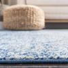 SAFAVIEH Madison Collection Area Rug – 5’3″ x 7’6″, Creme & Yellow, Glam Ogee Trellis Distressed Design, Non-Shedding & Easy Care, Ideal for High Traffic Areas in Living Room, Bedroom (MAD604C)(Navy/Blue)
