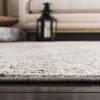 SAFAVIEH Madison Collection Area Rug – 5’3″ x 7’6″, Creme & Yellow, Glam Ogee Trellis Distressed Design, Non-Shedding & Easy Care, Ideal for High Traffic Areas in Living Room, Bedroom (MAD604C)(Grey/Ivory)