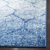 SAFAVIEH Madison Collection Area Rug – 5’3″ x 7’6″, Creme & Yellow, Glam Ogee Trellis Distressed Design, Non-Shedding & Easy Care, Ideal for High Traffic Areas in Living Room, Bedroom (MAD604C)(Navy/Blue)