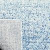 SAFAVIEH Madison Collection Area Rug – 5’3″ x 7’6″, Creme & Yellow, Glam Ogee Trellis Distressed Design, Non-Shedding & Easy Care, Ideal for High Traffic Areas in Living Room, Bedroom (MAD604C)(Blue/Turquoise)