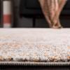SAFAVIEH Madison Collection Area Rug – 5’3″ x 7’6″, Creme & Yellow, Glam Ogee Trellis Distressed Design, Non-Shedding & Easy Care, Ideal for High Traffic Areas in Living Room, Bedroom (MAD604C)(Cream/Orange)