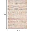 SAFAVIEH Madison Collection Area Rug – 5’3″ x 7’6″, Ivory & Fuchsia, Moroccan Boho Distressed Design, Non-Shedding & Easy Care, Ideal for High Traffic Areas in Living Room, Bedroom (MAD798A)