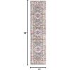 SAFAVIEH Madison Collection Area Rug – 5’3″ x 7’6″, Orange & Ivory, Boho Chic Medallion Distressed Design, Non-Shedding & Easy Care, Ideal for High Traffic Areas in Living Room, Bedroom (MAD468P)(Taupe/Ivory)