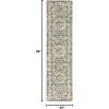 SAFAVIEH Madison Collection Area Rug – 5’3″ x 7’6″, Orange & Ivory, Boho Chic Medallion Distressed Design, Non-Shedding & Easy Care, Ideal for High Traffic Areas in Living Room, Bedroom (MAD468P)(Sage/Ivory)